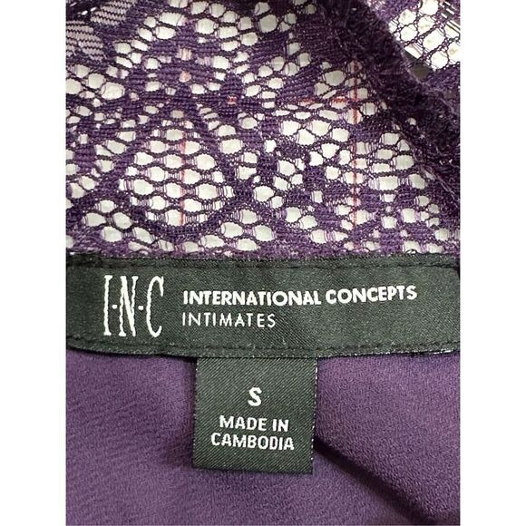 INC  (International Concepts) Purple Dynasty NWT Size S night gown - Picture 8 of 9